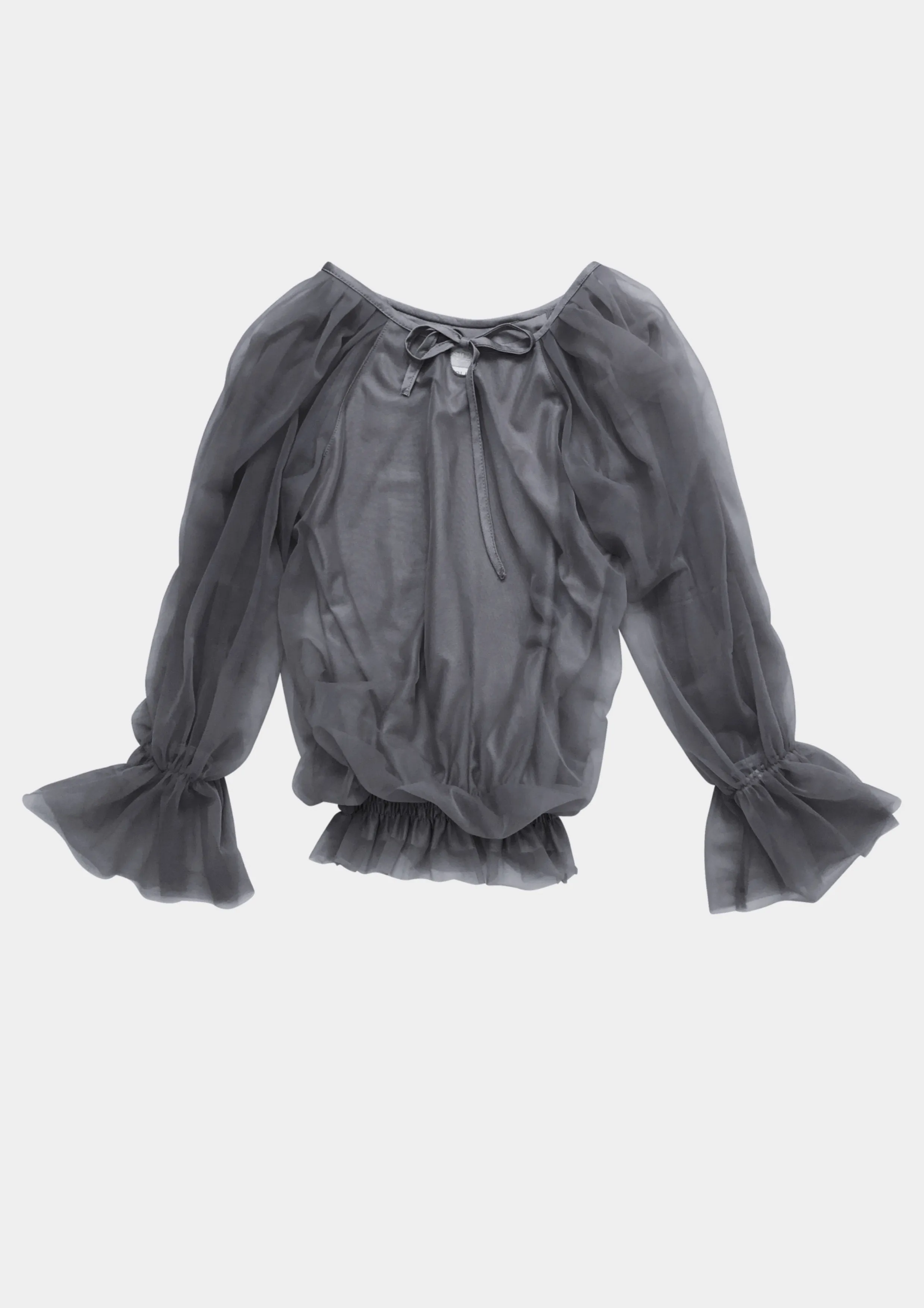 [ OUTLET!] DOLLY by Le Petit Tom  FAIRY TOP LONGSLEEVE dark grey