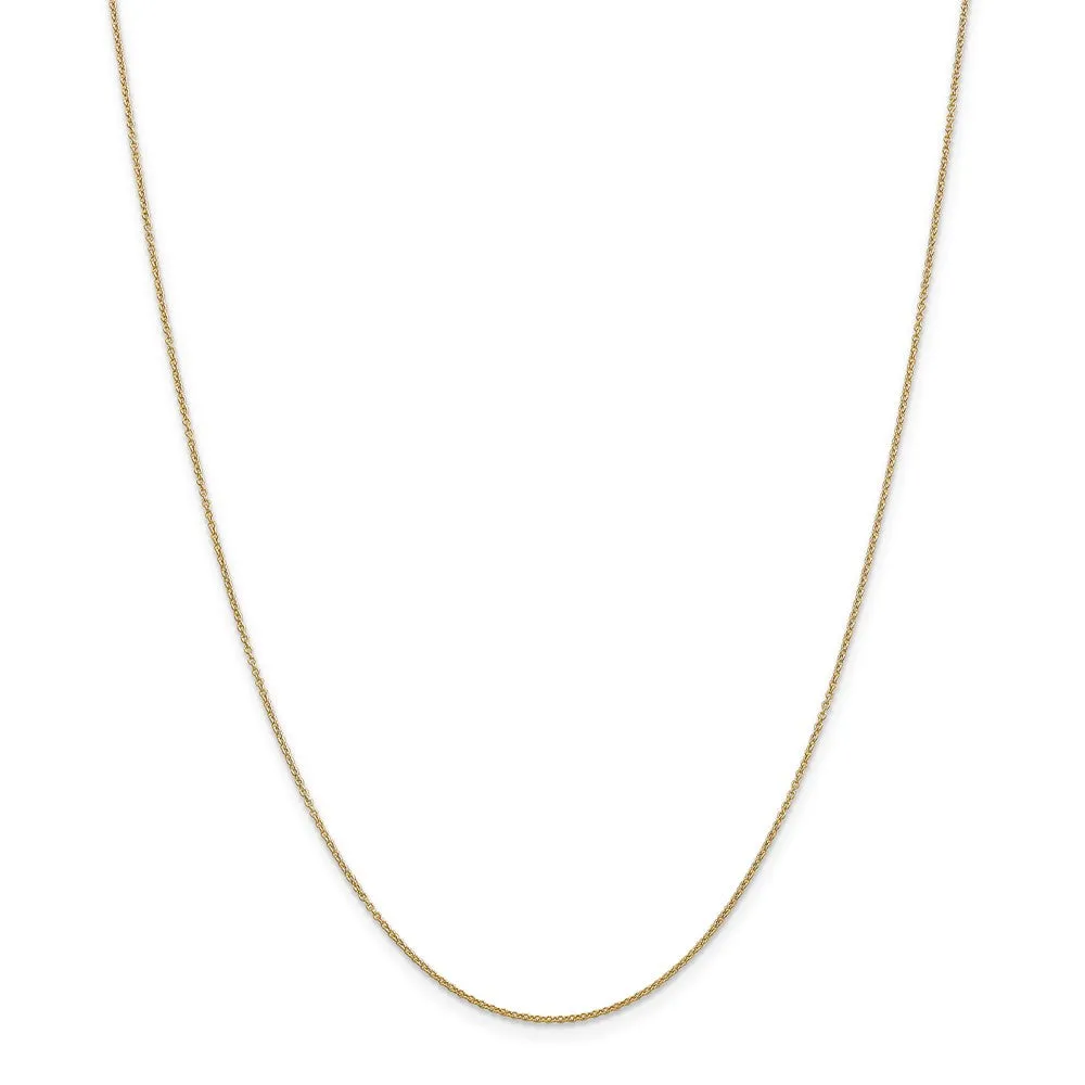 14k Yellow Gold 3D Sports Whistle Necklace