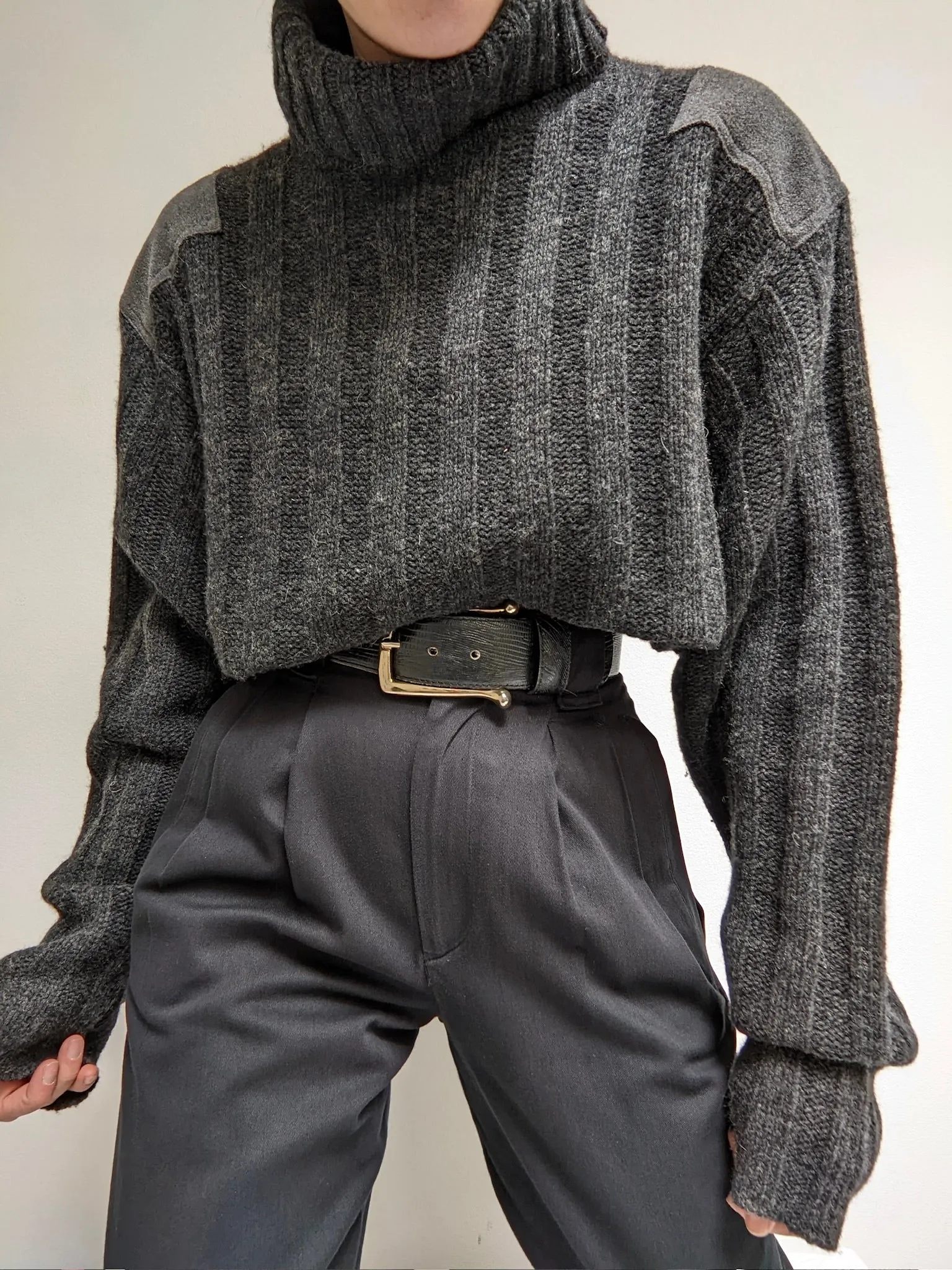 90s Nautica Wool Ribbed Turtleneck