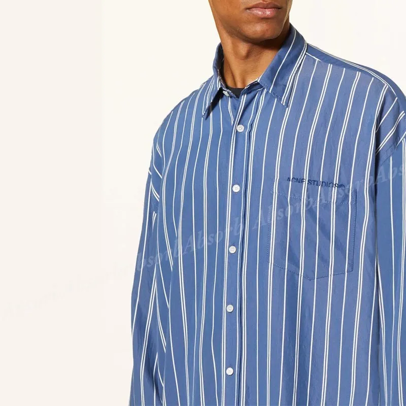 Acne Studios  |Stripes Long Sleeves Designers Shirts