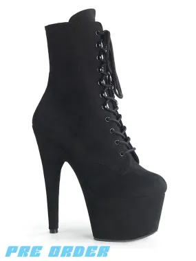 ADORE-1020FS - BLACK FAUX SUEDE  PRE ORDER 