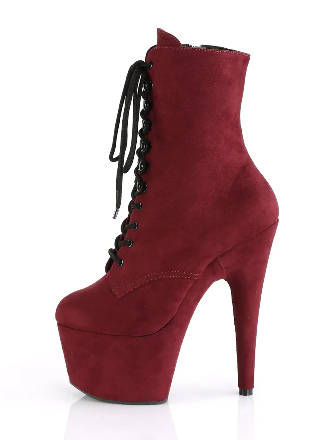 ADORE-1020FS - BURGUNDY FAUX SUEDE  PRE ORDER 