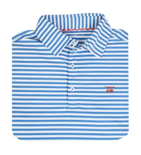 Albatross Polo -Regatta/White Wide Stripe