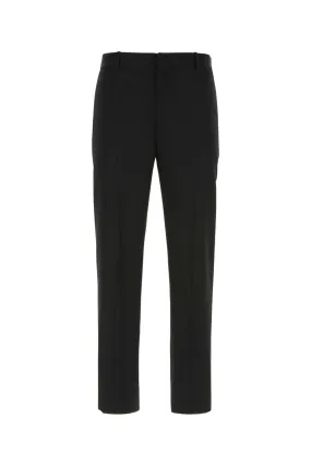 Alexander McQueen Pressed Crease Tailored-Cut Trousers