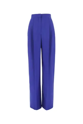 Alexander McQueen Wide-Leg Pleated Tailored Trousers