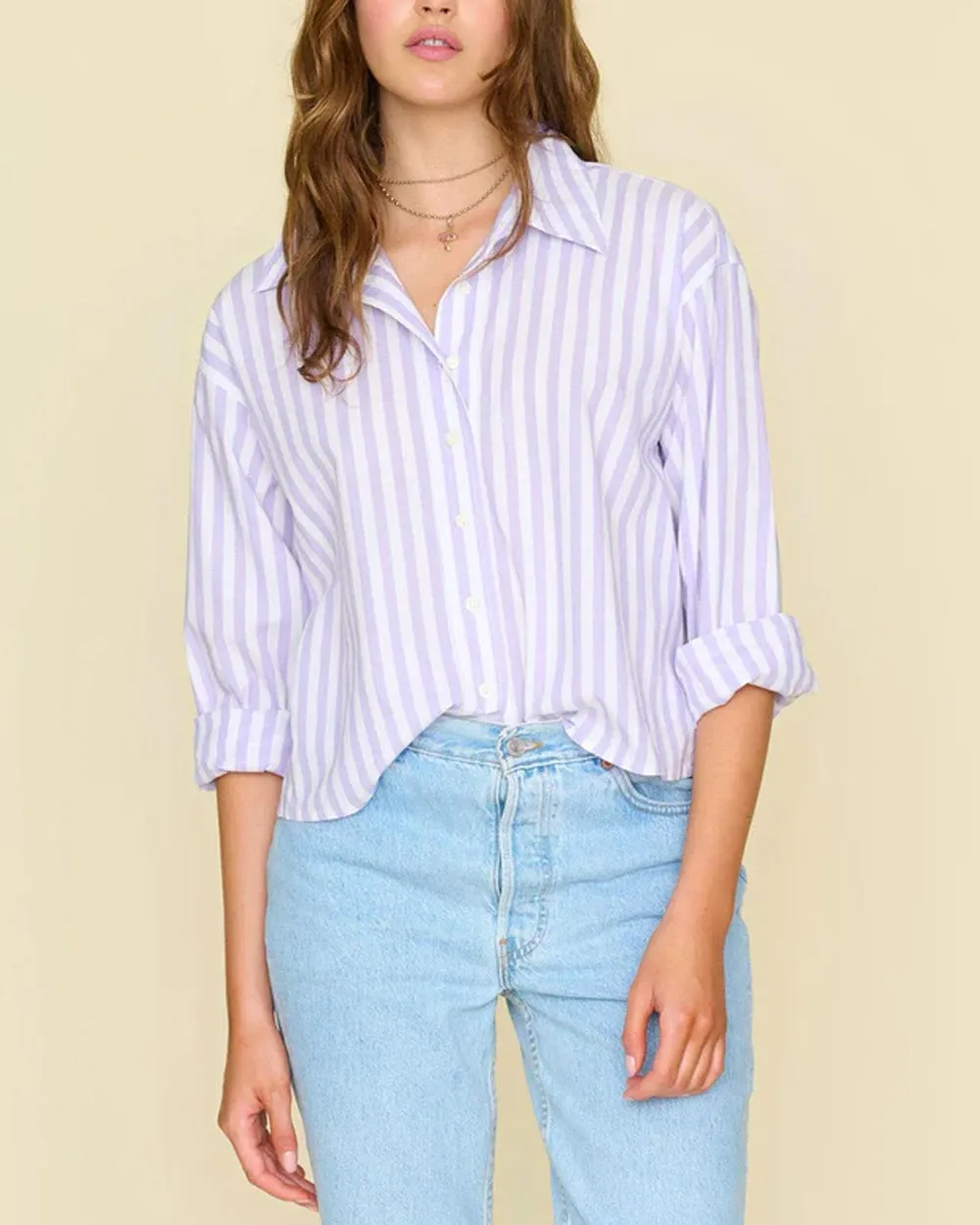 Amethyst Stripe Morgan Shirt