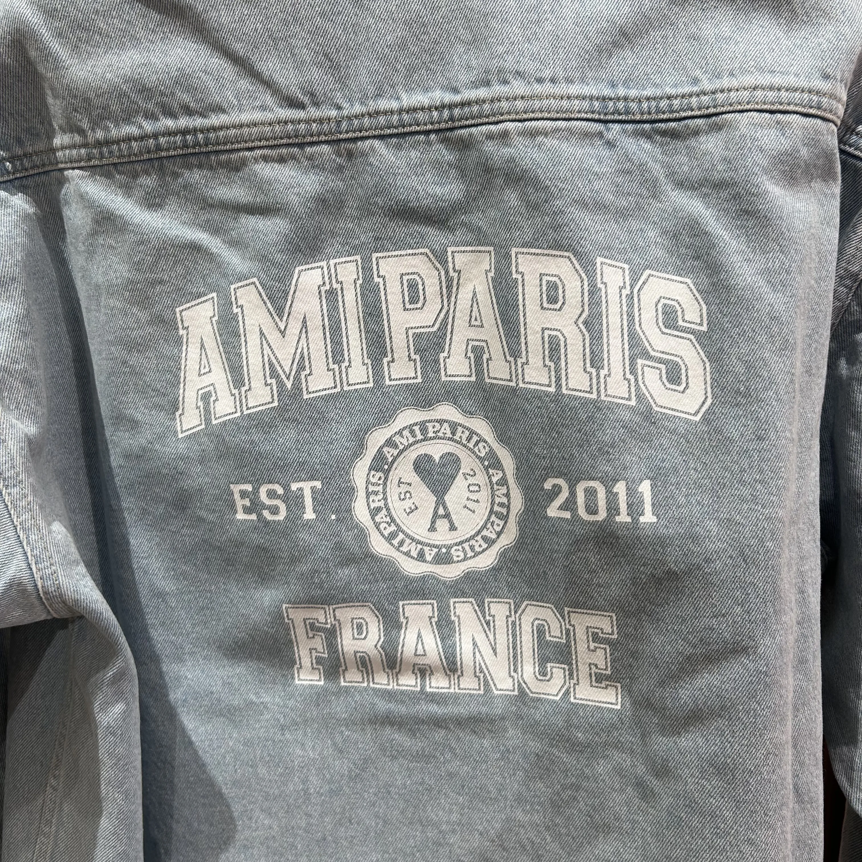 AMI PARIS  |Long Sleeves Plain Logo Designers Outlet Shirts