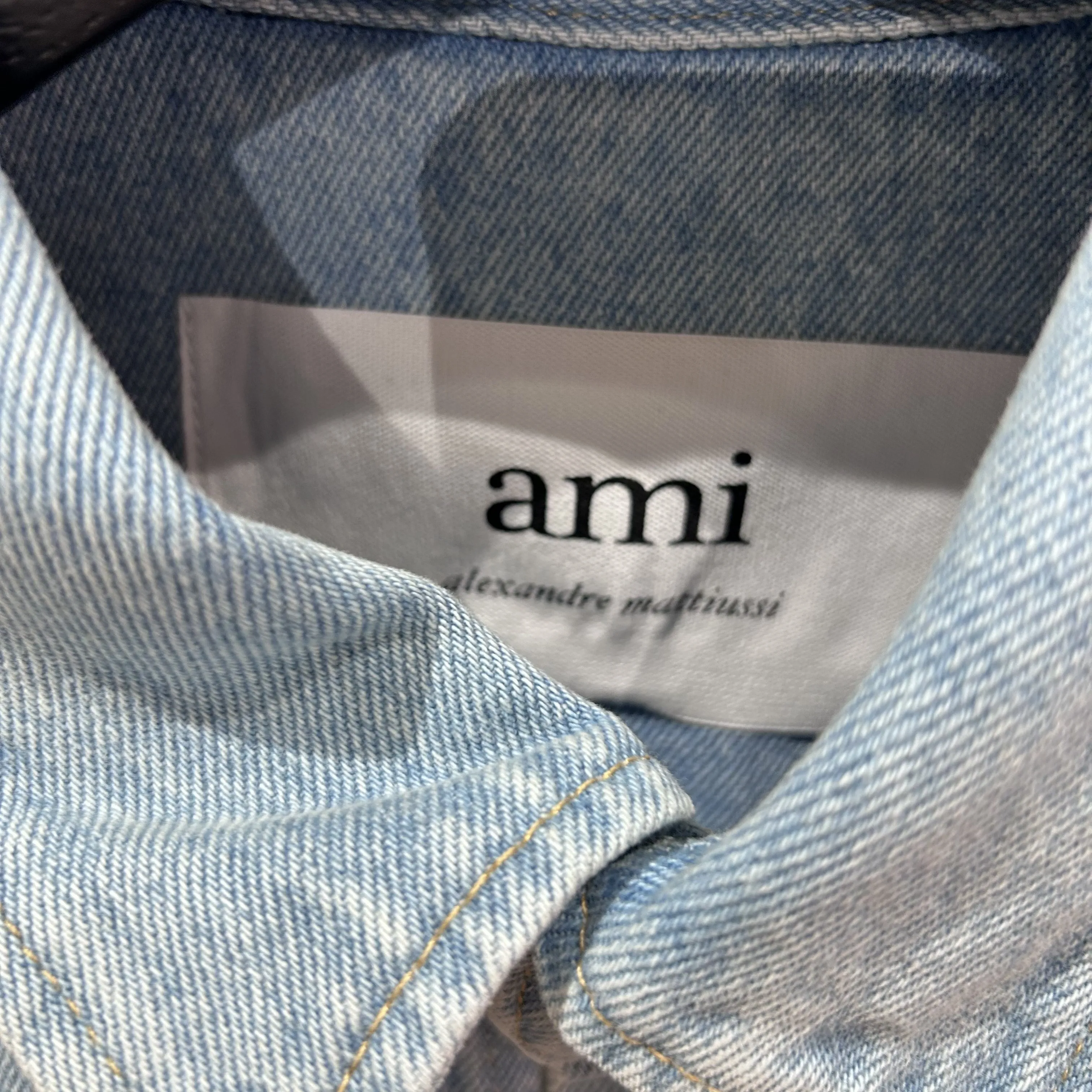 AMI PARIS  |Long Sleeves Plain Logo Designers Outlet Shirts