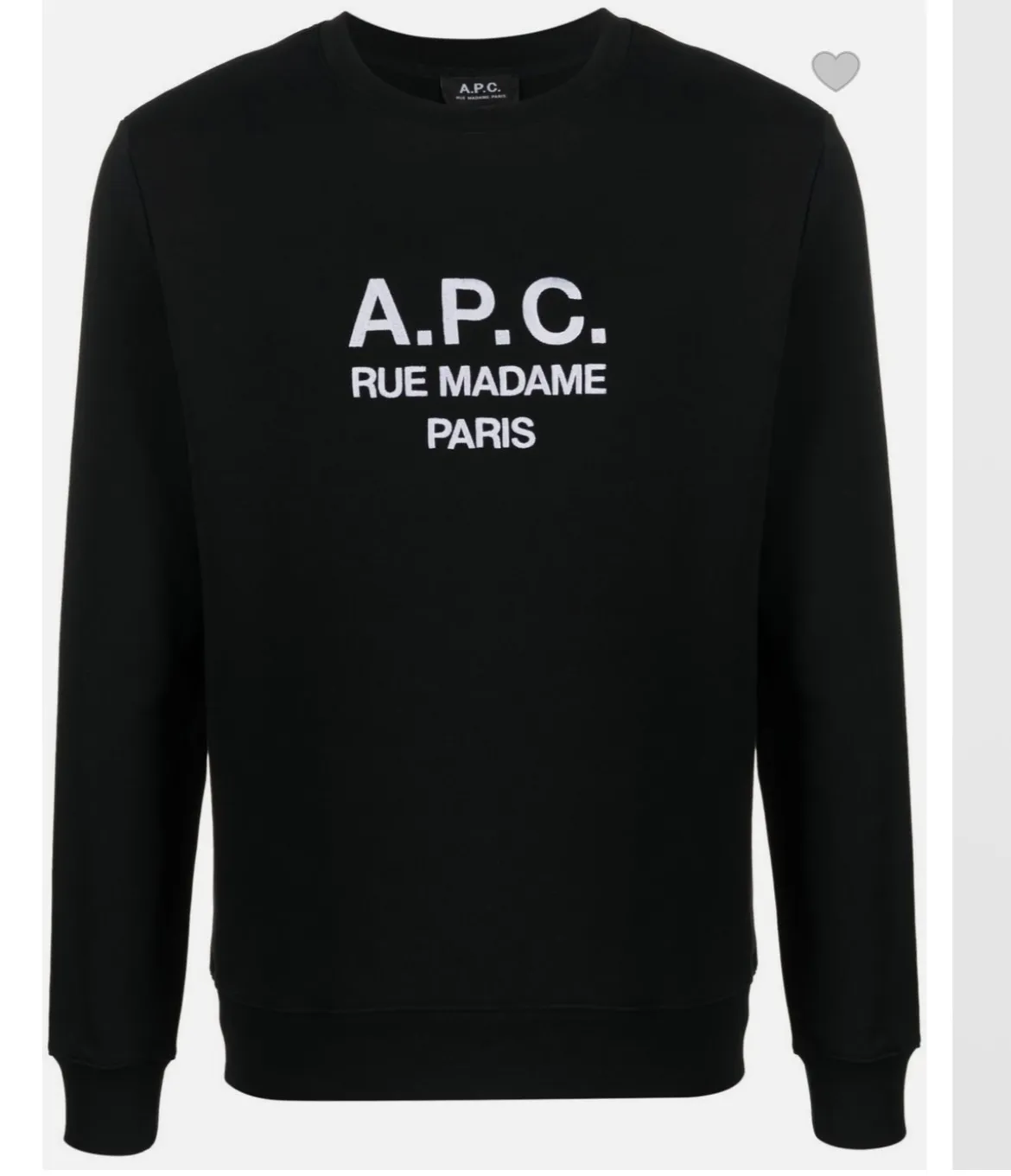 A.P.C.  |Crew Neck Unisex Long Sleeves Cotton Logo Designers