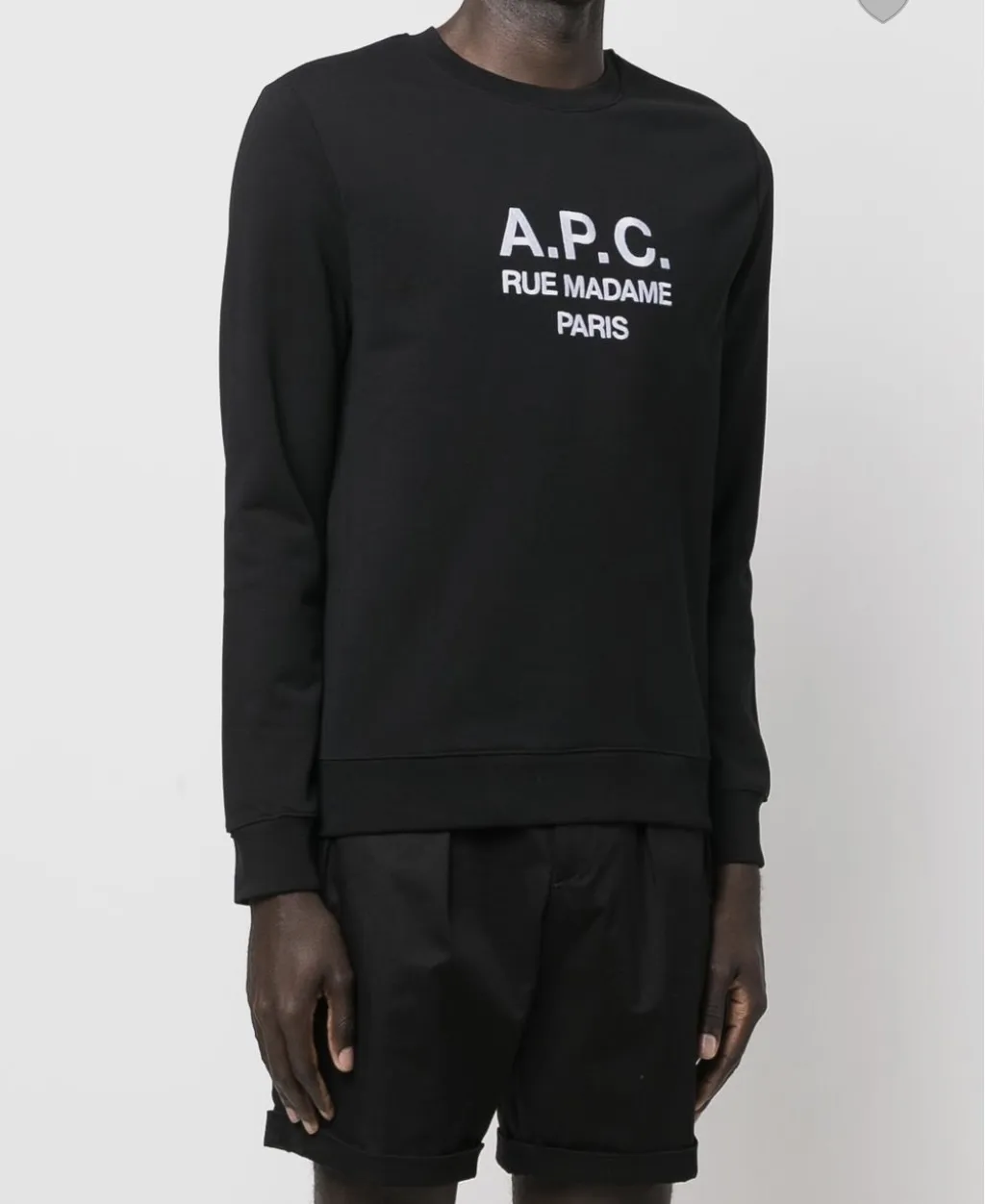 A.P.C.  |Crew Neck Unisex Long Sleeves Cotton Logo Designers