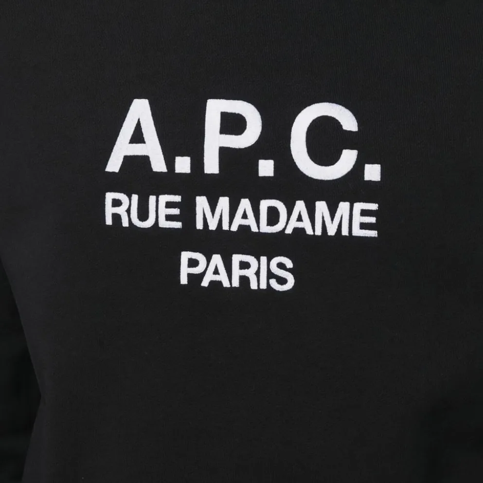 A.P.C.  |Crew Neck Unisex Long Sleeves Cotton Logo Designers