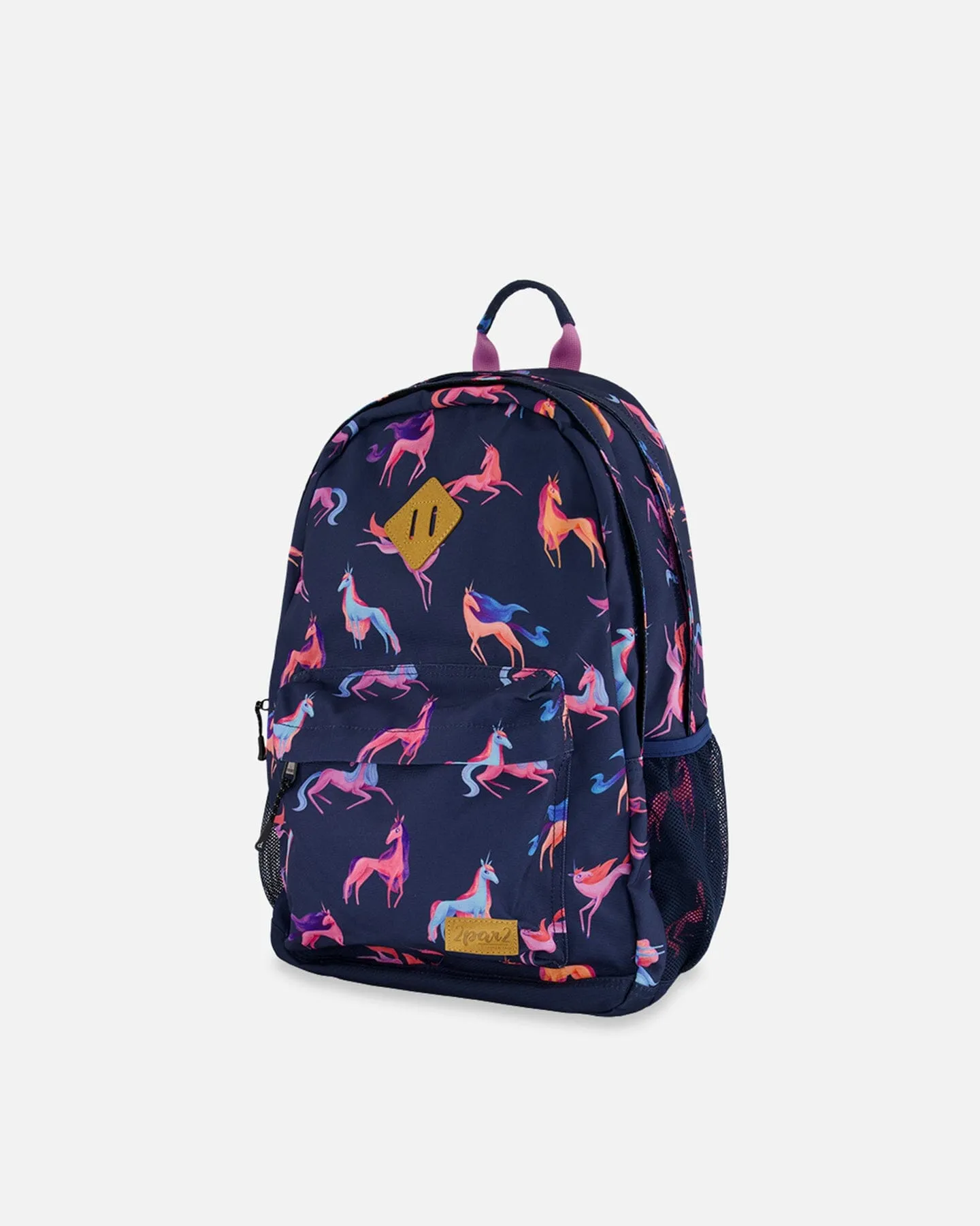 Backpack Navy Printed Unicorn