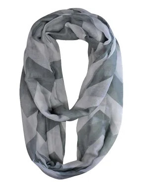 Bold Chevron Stripe Infinity Scarf