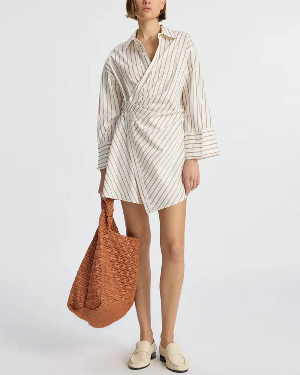 Bone and Lark Stripe Madison II Dress