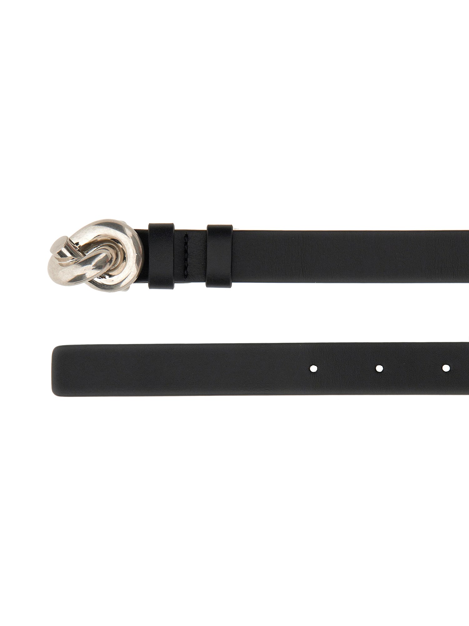 BOTTEGA VENETA    LEATHER KNOT BELT