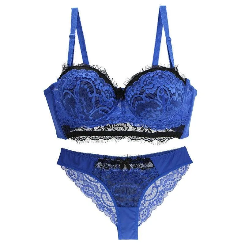 Bra Set Push Up Underwear Lace Lady