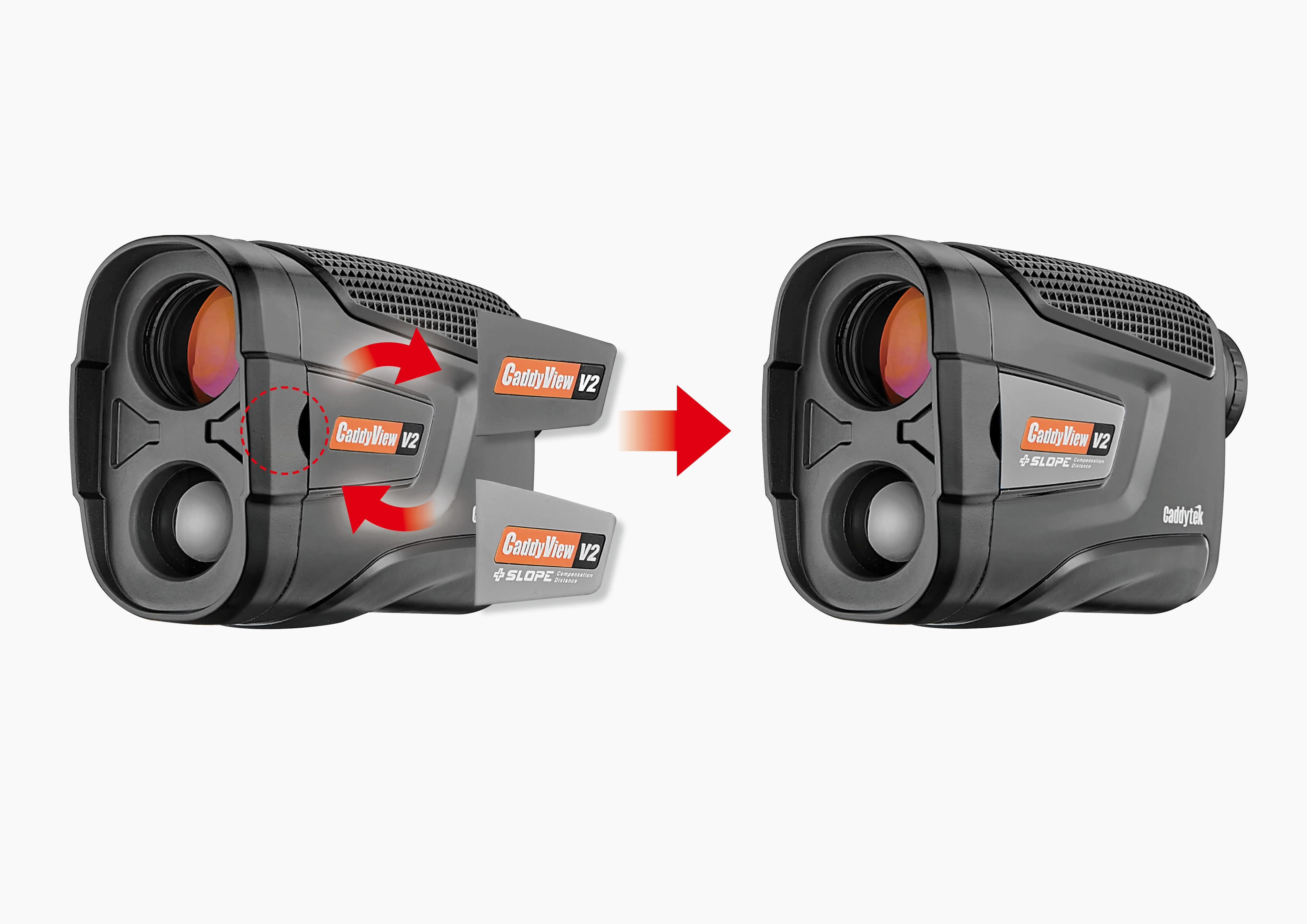 CaddyView V2 + Slope and Pin-Validation