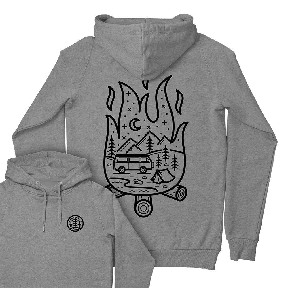 Campfire Hoodie / Back Print