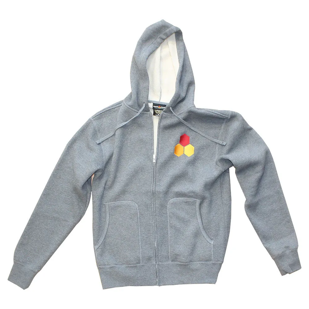 Channel Islands Thermal Sherpa Zip Up Hoodie - Gun Metal