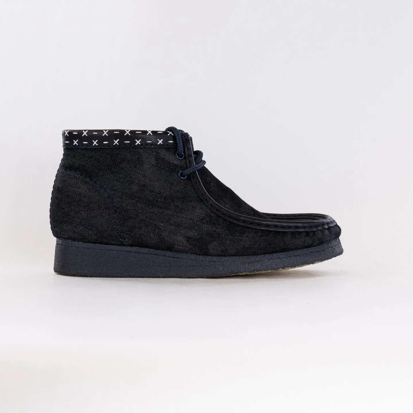 Clarks Originals Wallabee Boot (Men's) - Denim Blue Synthetic