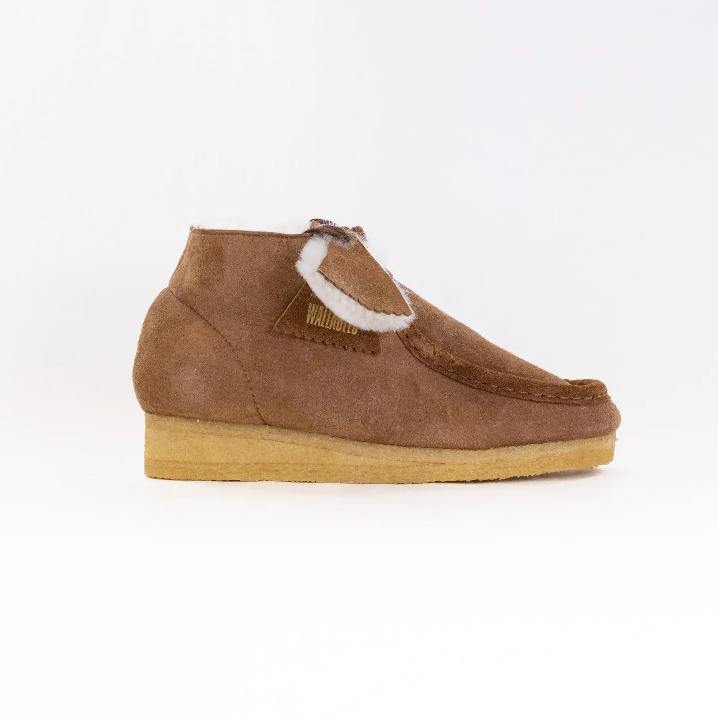 Clarks Originals Wallabee Boot (Women's) - Tan Warmlined Leather