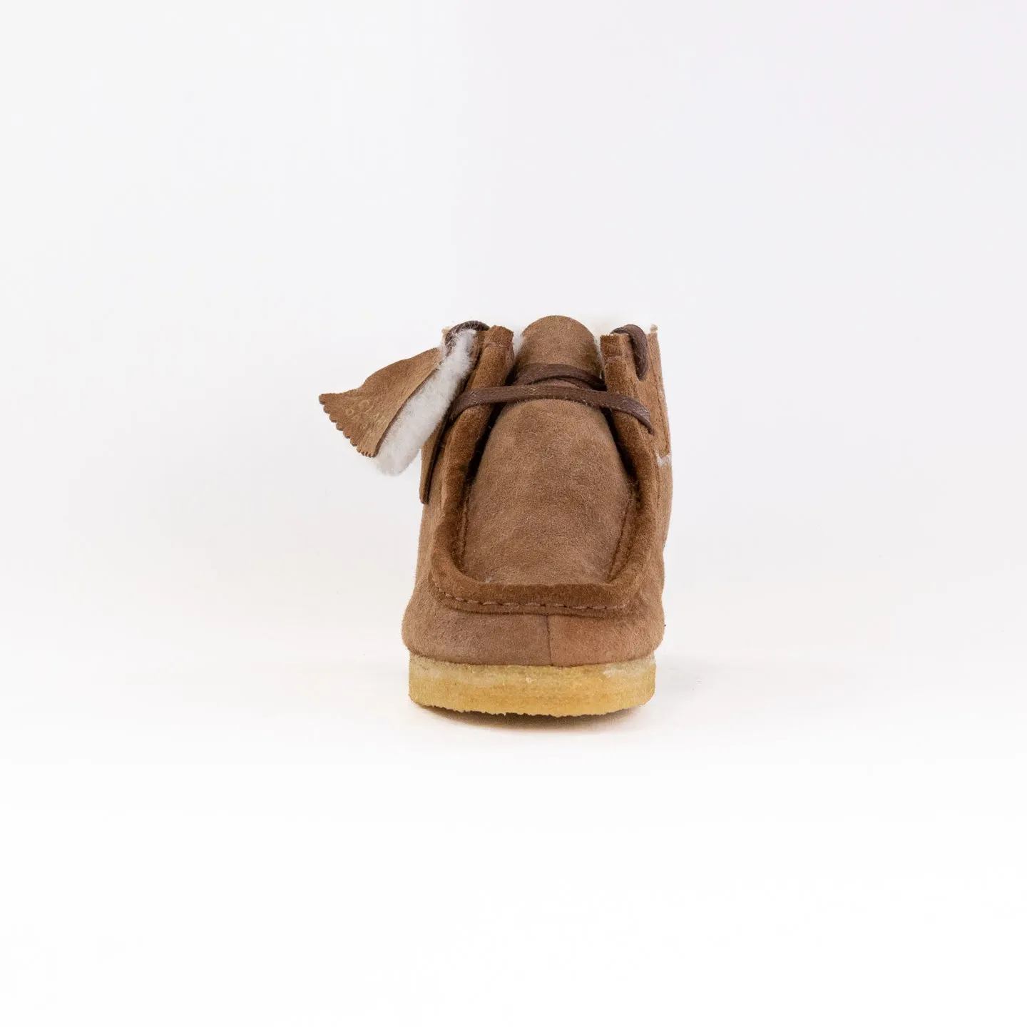 Clarks Originals Wallabee Boot (Women's) - Tan Warmlined Leather