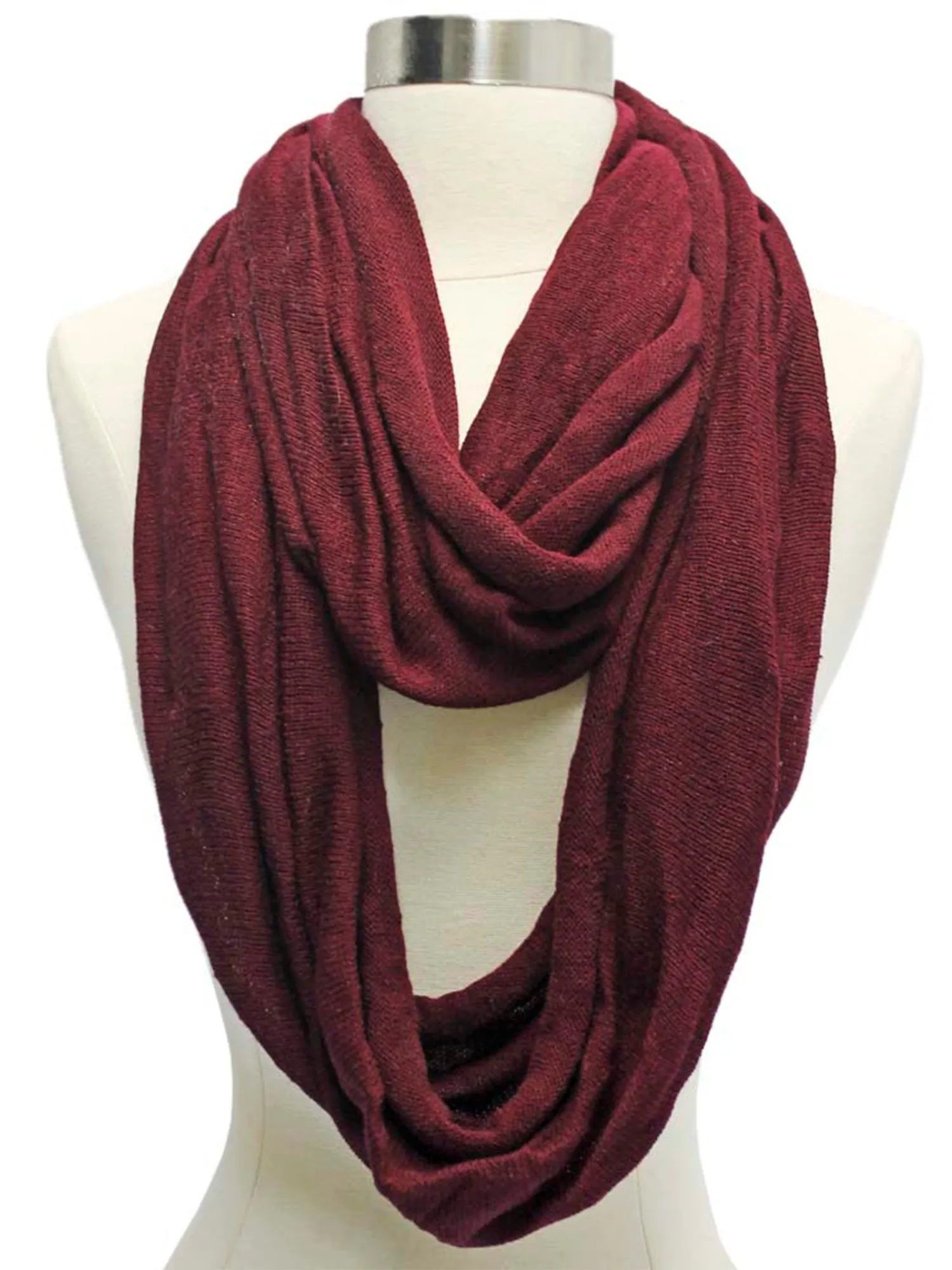 Classic Knit Winter Unisex Infinity Scarf