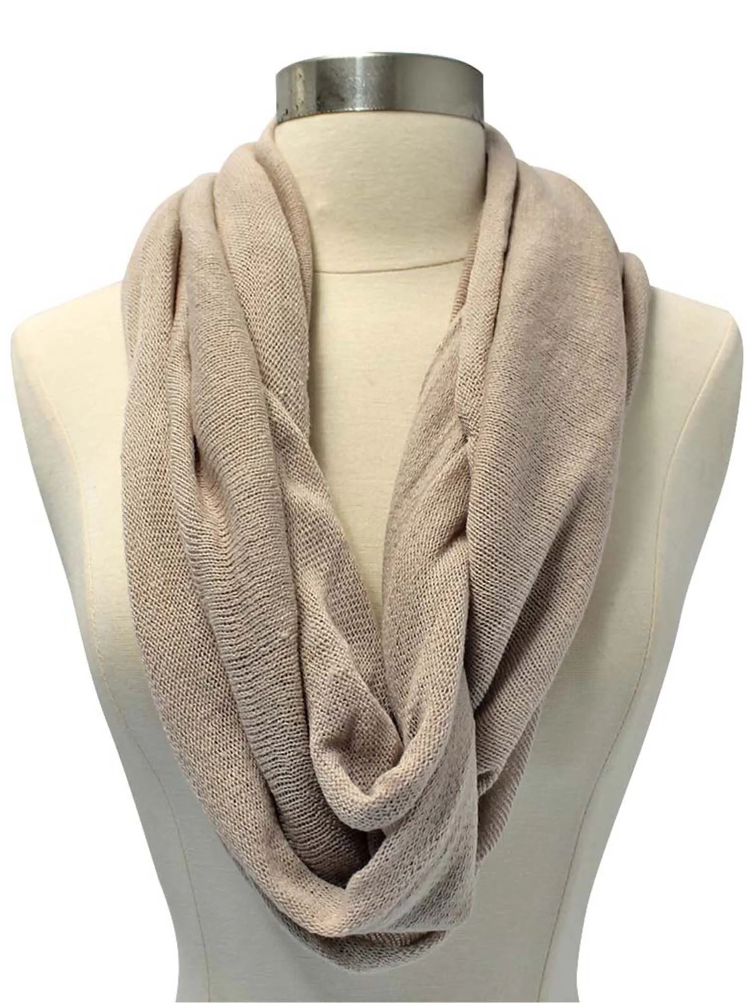 Classic Knit Winter Unisex Infinity Scarf