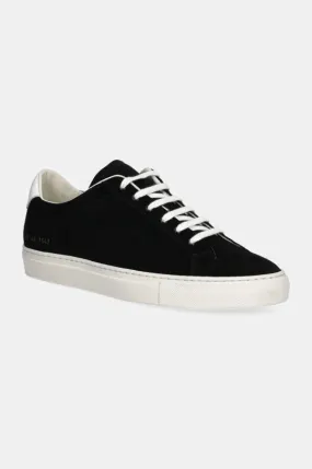 Common Projects shoes Retro in Suede men's black color 2435.7547