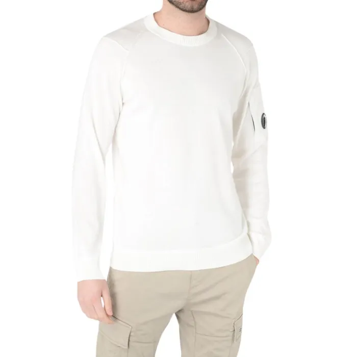 C.P. Company  |Crew Neck Long Sleeves Plain Cotton Logo Sweatshirts