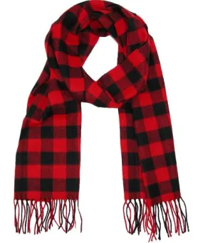 David & Young Softer Than Cashmere Buffalo Plaid Winter Scarf