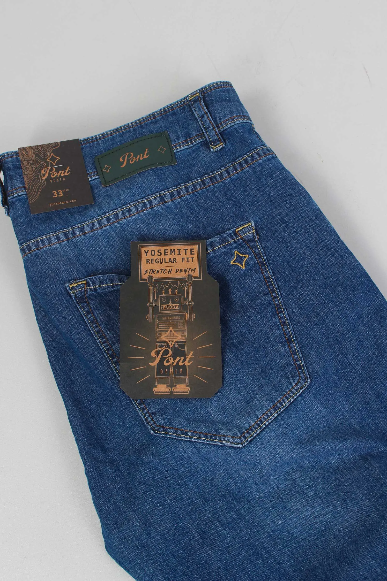 Denim Regular Denim Medio