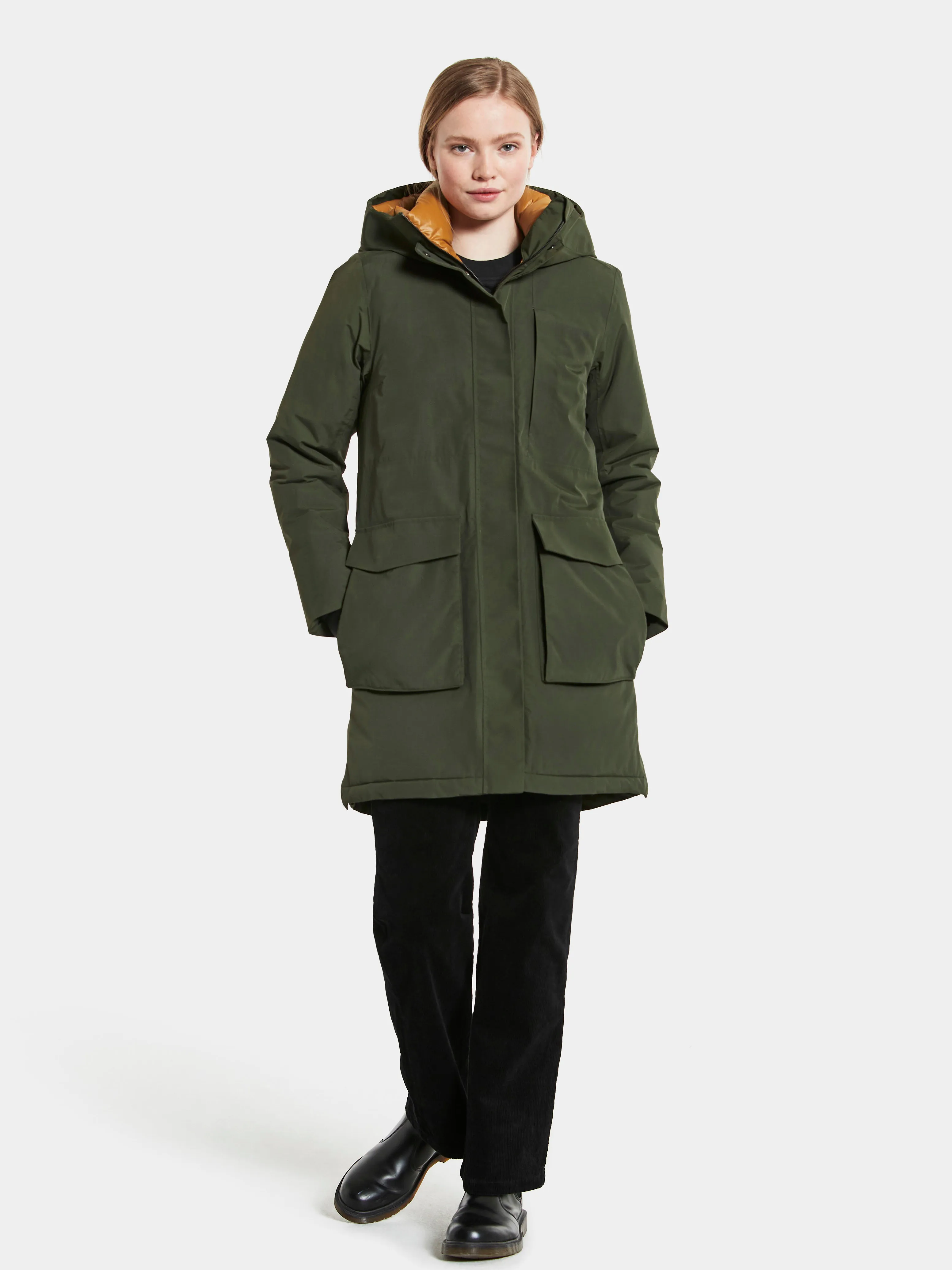 Didriksons Leya Women's Parka 2 Deep Green | Buy Didriksons Leya Women's Parka 2 Deep Green here | Outnorth