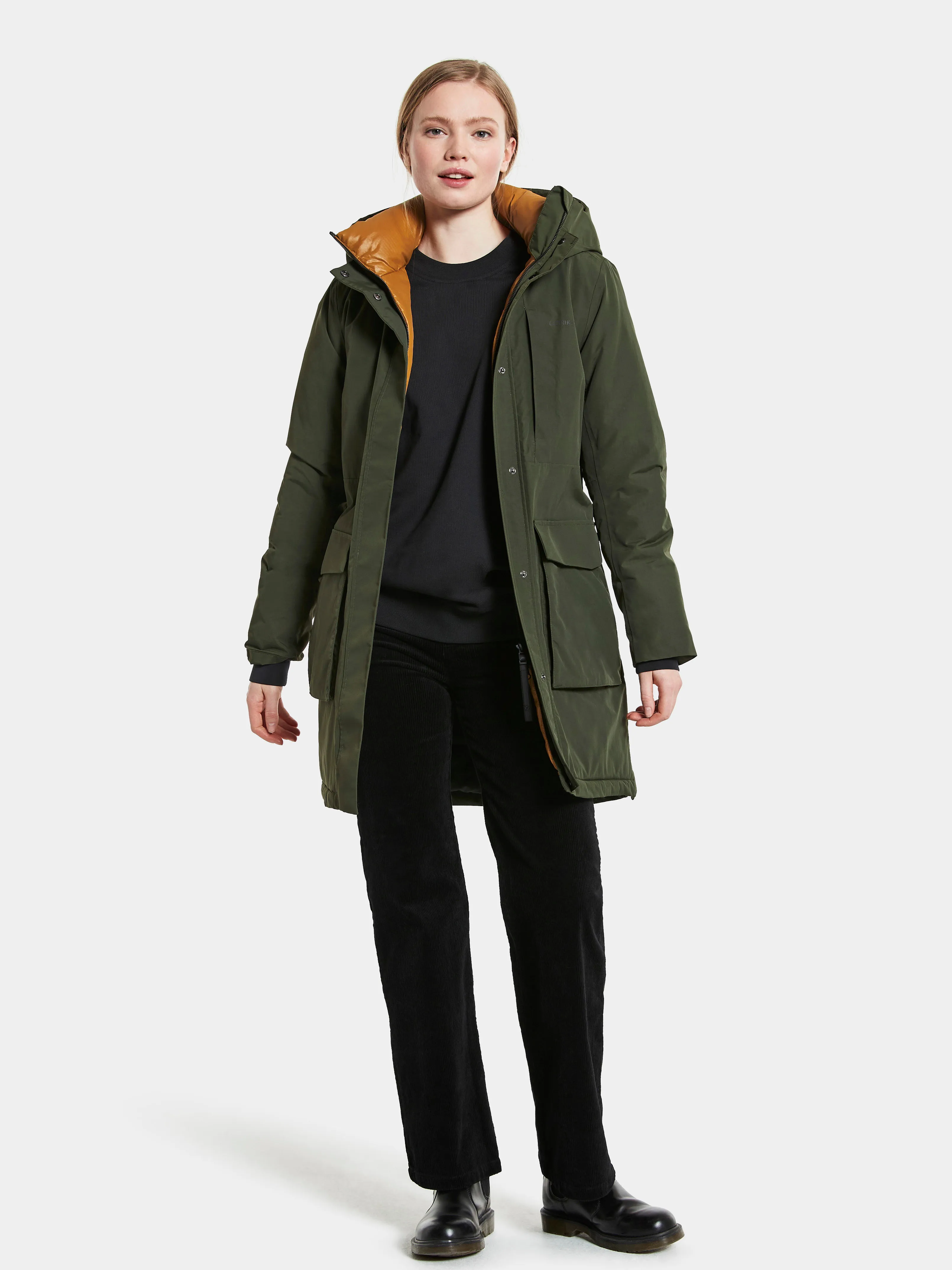 Didriksons Leya Women's Parka 2 Deep Green | Buy Didriksons Leya Women's Parka 2 Deep Green here | Outnorth