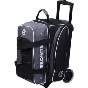 Ebonite Eclipse Double Roller Bowling Bag Smoke