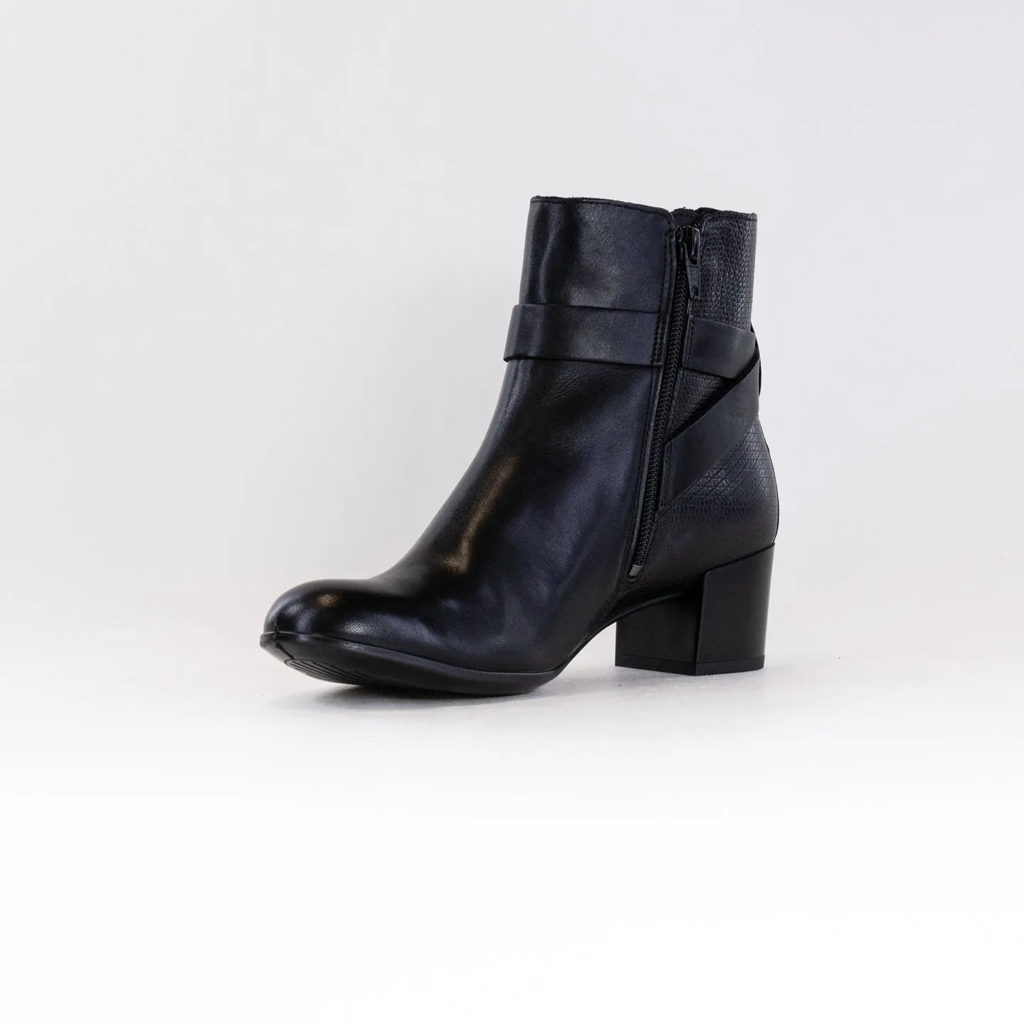 Ecco Dress Classic 35MM Buckle Ankle Boot (Women's) - Black