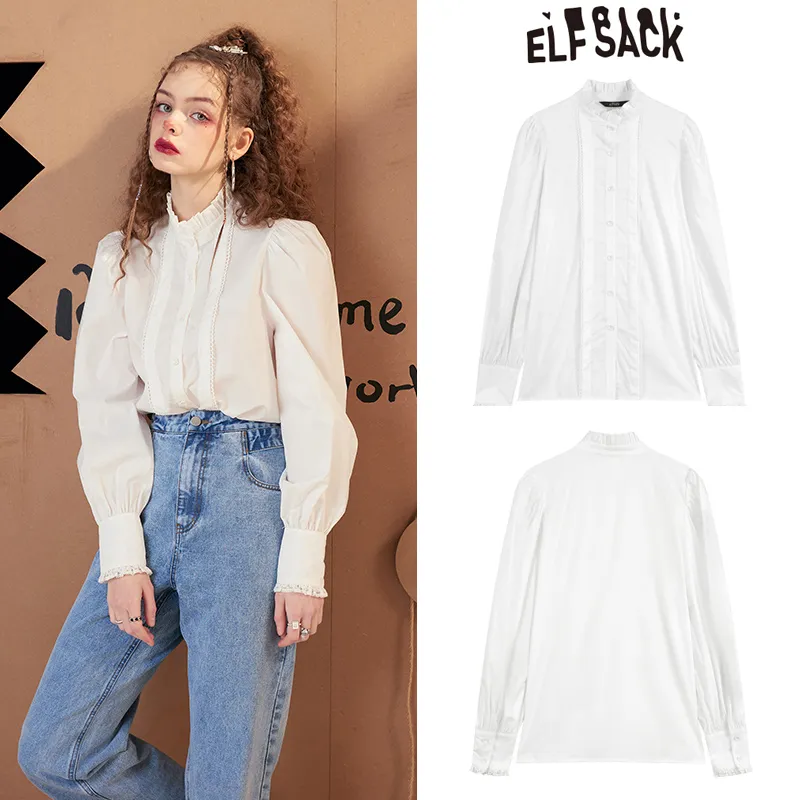 ELF SACK  |Long Sleeves Medium Shirts & Blouses