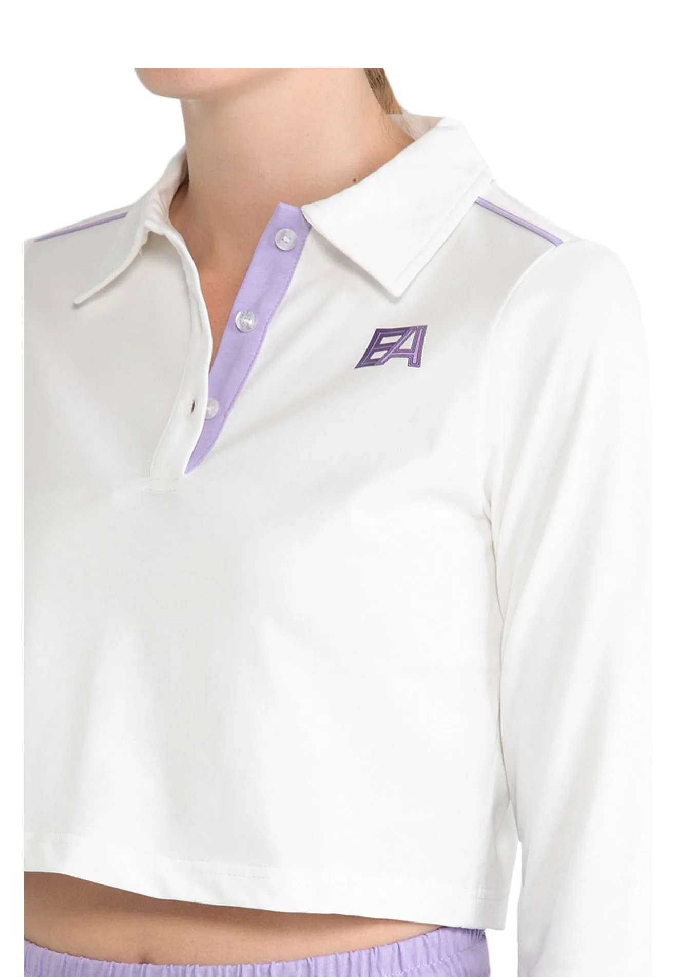 ELLE Active Long Sleeves Tennis Polo Shirt