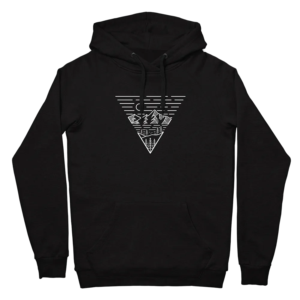 Escape the Mountains Hoodie / Front Print