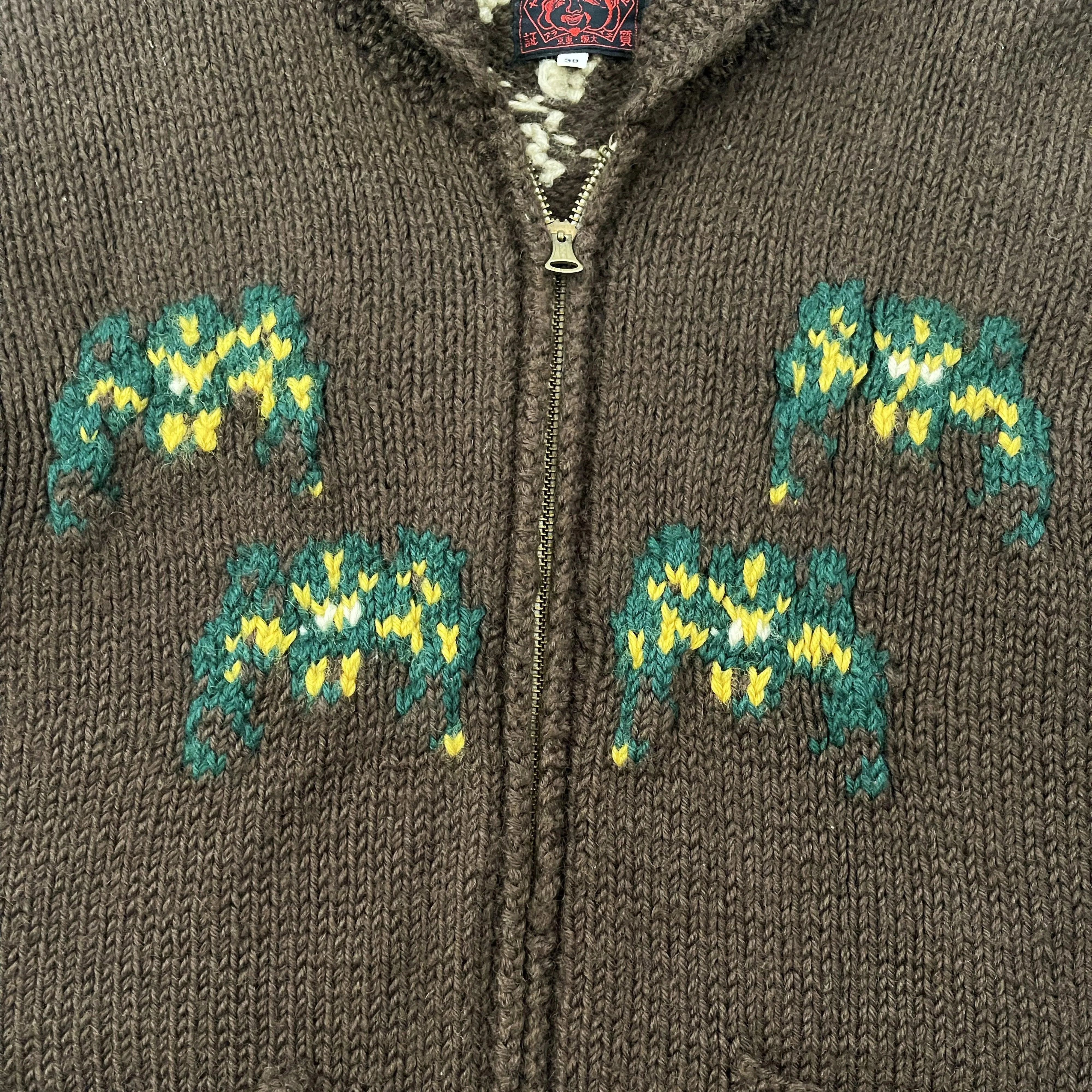 Evisu Cowichan Knitted Cardigan