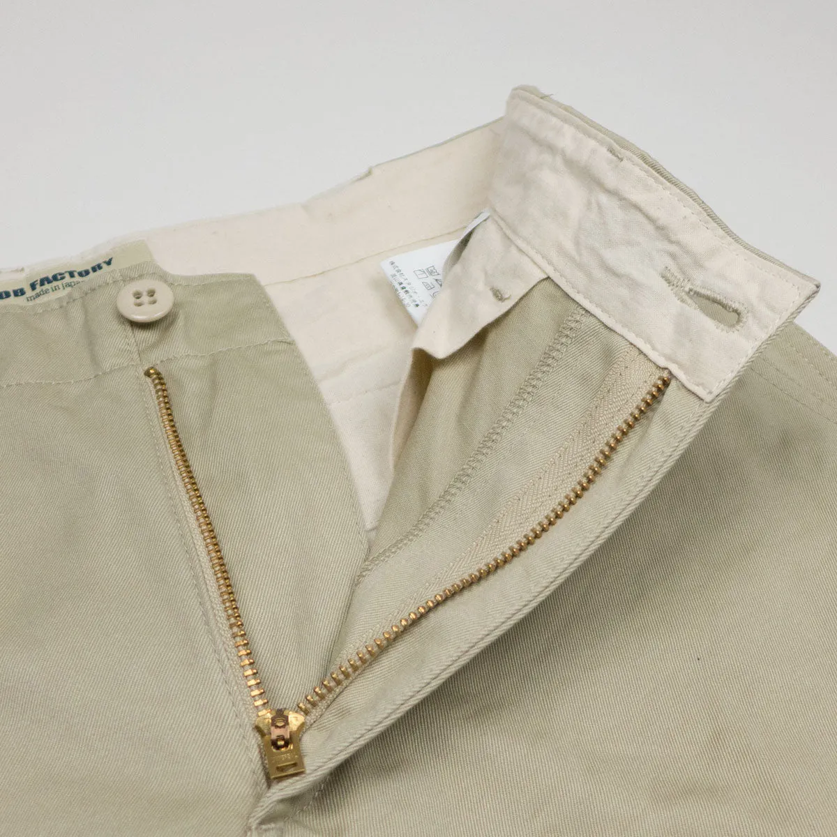 FOB Factory - Narrow US Chino Trousers - Beige