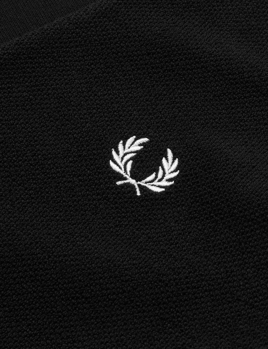 Fred Perry Pique Cardigan - Black