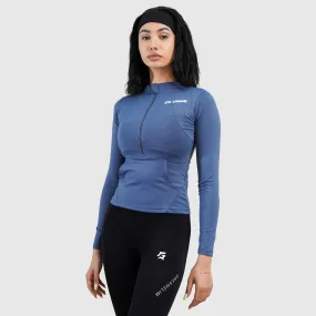 GA Half Zip Top (Blue)