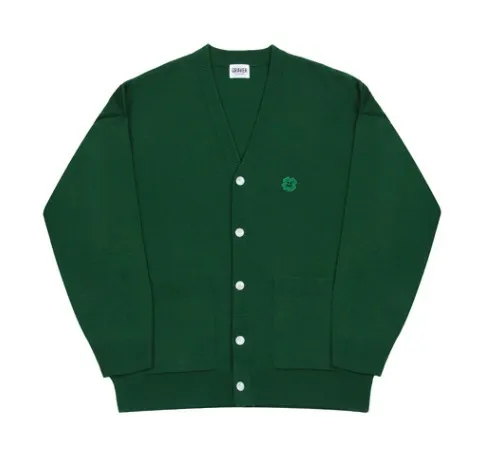 GRAVER  |[GRAVER]★CLOVER SMILE EMBROIDERY KNIT CARDIGAN