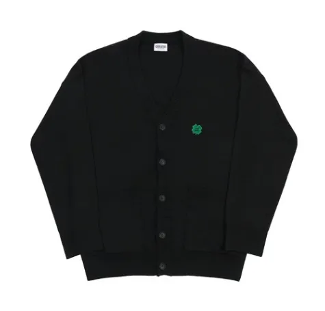 GRAVER  |[GRAVER]★CLOVER SMILE EMBROIDERY KNIT CARDIGAN