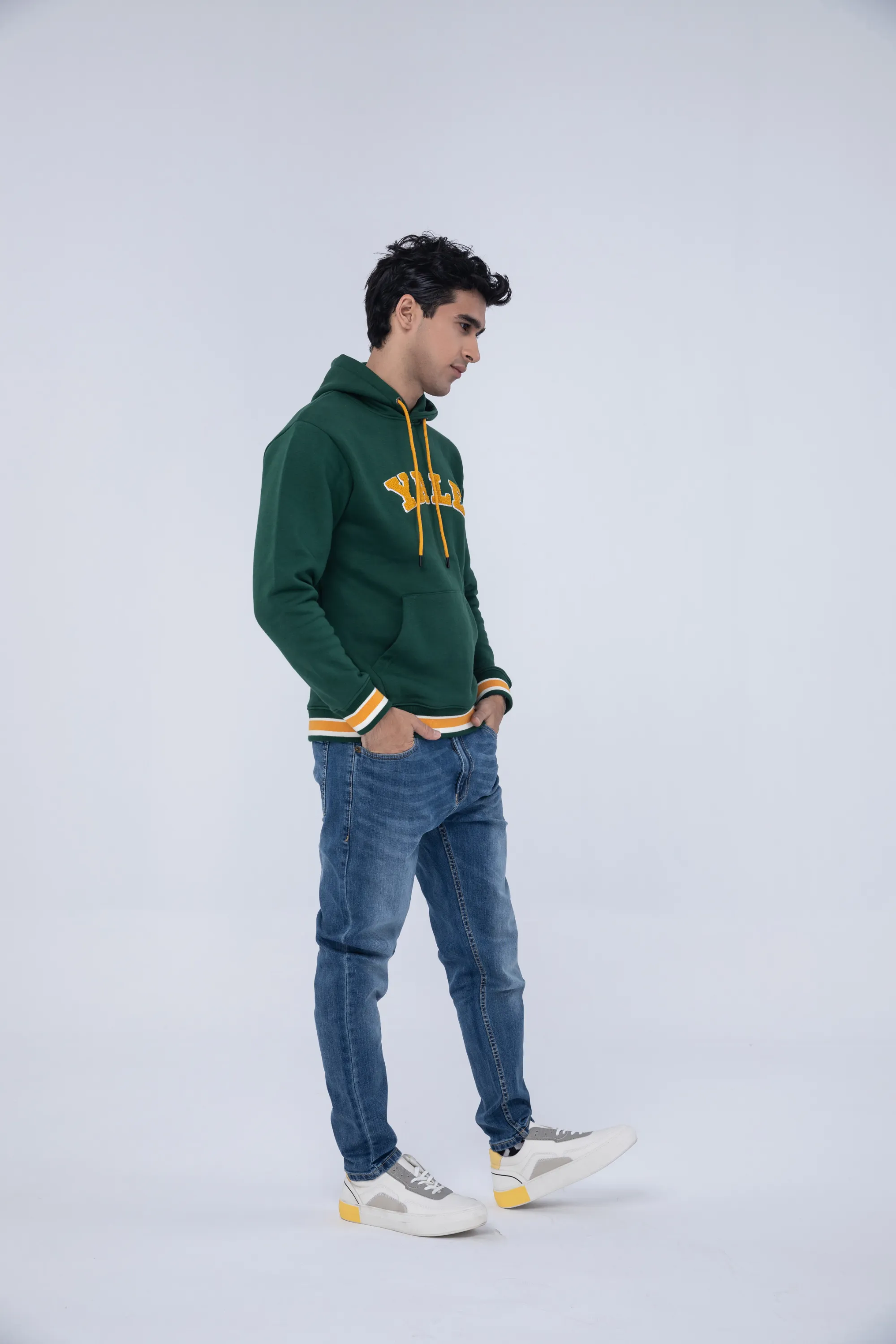 Green and Yellow Hoodie