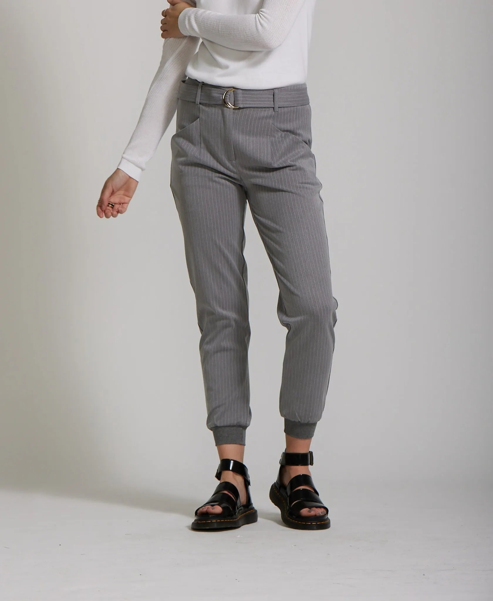 Hakama Pant - Grey Stripe