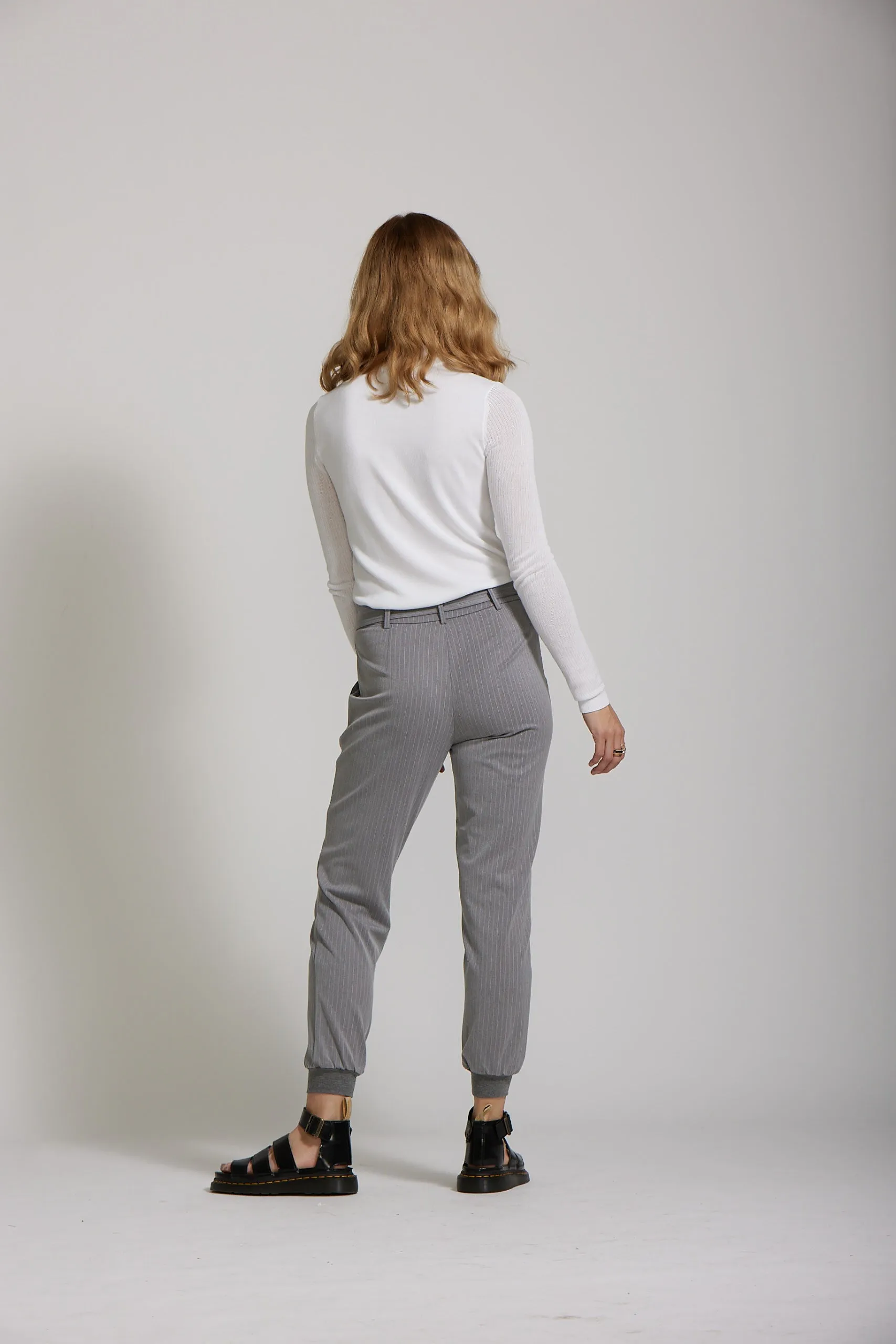 Hakama Pant - Grey Stripe