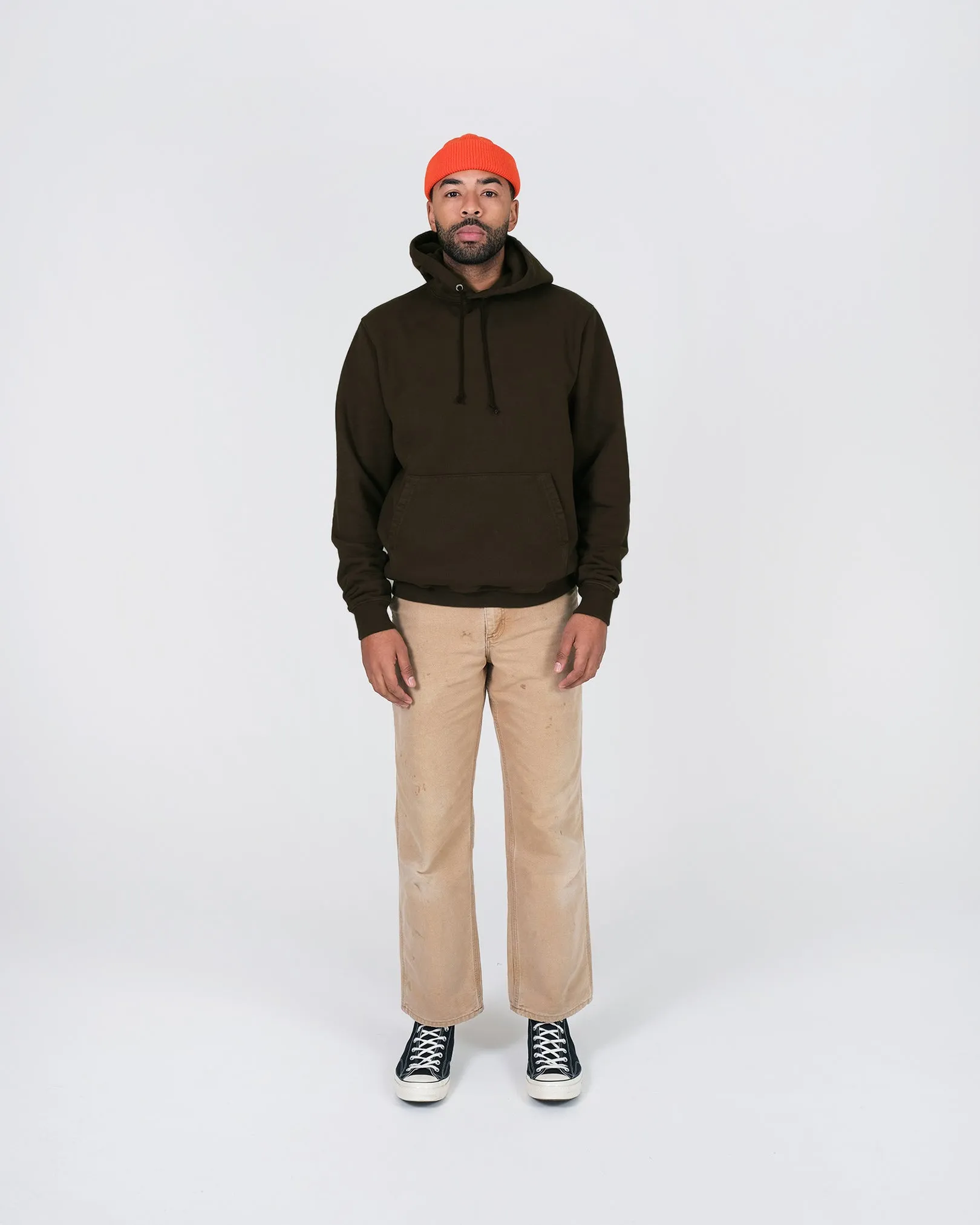 Heavy Duty Hoodie - Brown