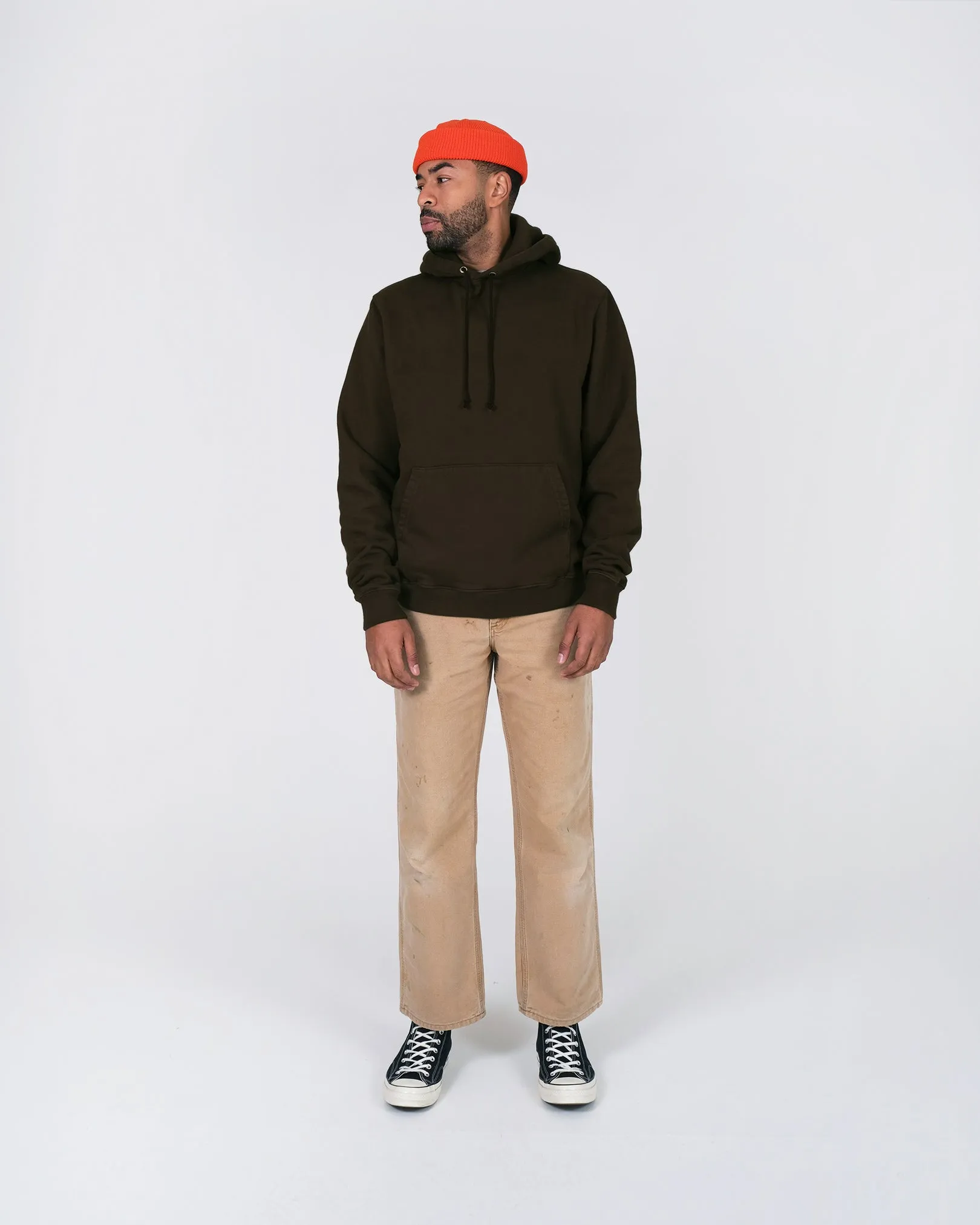 Heavy Duty Hoodie - Brown